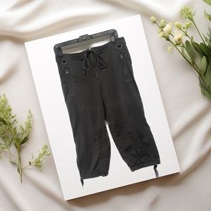 Tahari Faded Dark Grey Cargo Pants Size 12